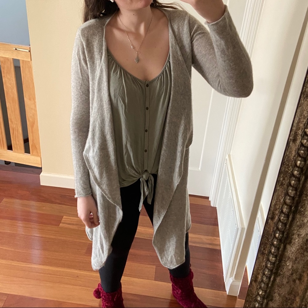 Letarte Luxe Cashmere Cardigan Sz M